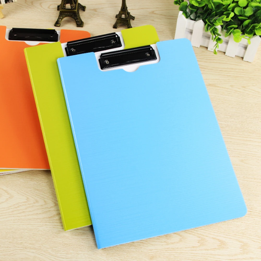 

A4 Covered Clipboard File Folder Organizer Documents Holder Writing Pad Padfolio Portfolio Tool for Office School Home Gift