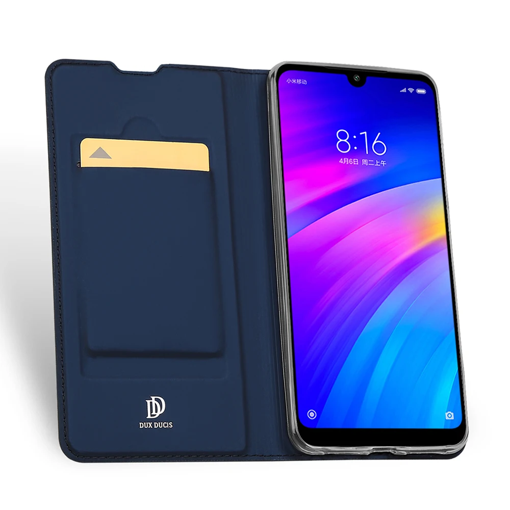 DUX DUCIS محفظة قلابة حالة ل Xiaomi Redmi 7 حالة Redmi7 بو الغلاف الجلدي للكتب ل Xiaomi Redmi ملاحظة 7 Xiomi Redmi 7 كوكه
