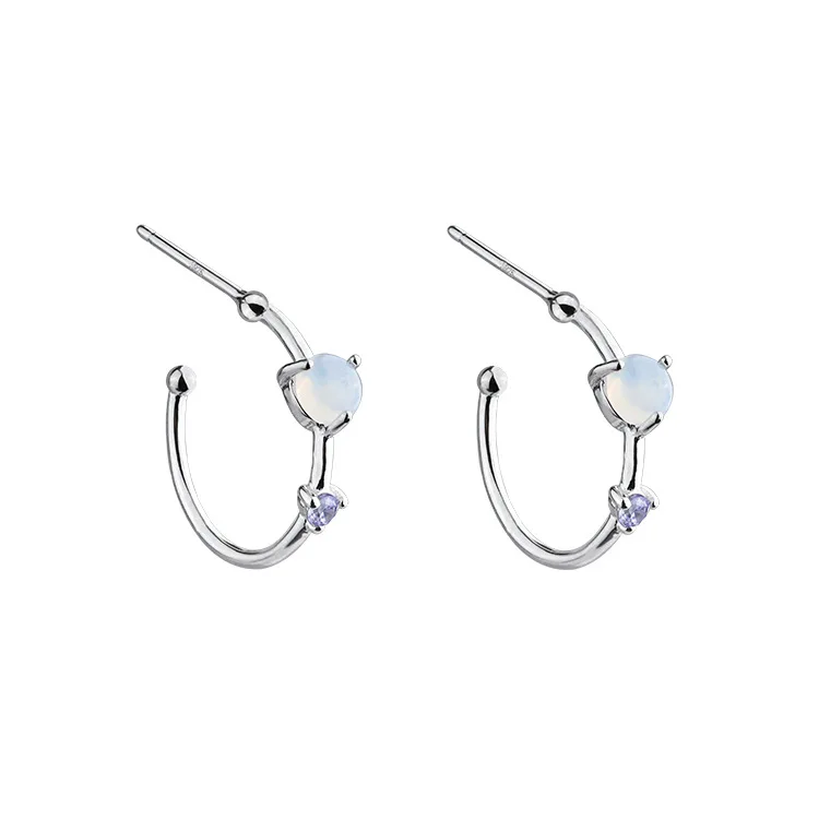 Wholesale 925 Sterling Silver Jewelry Clip Earrings Women Pure 925 Silver Earrings Brincos Pendientes de plata