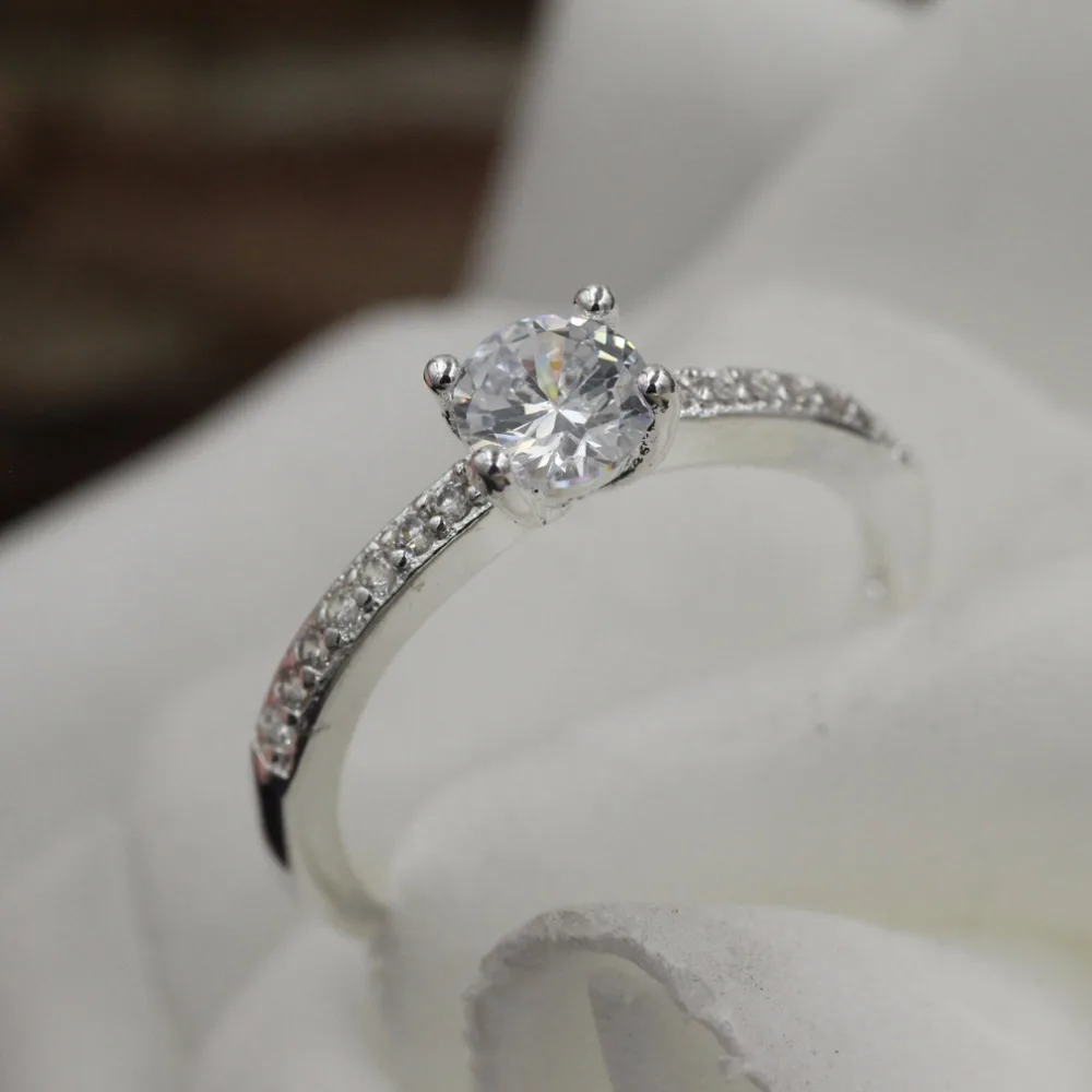 925 Sterling Silver Women Open Ring Women Jewelry Micro Inlay Zircon Silver Open Ring Woman Restoring Ancient Ways Open Ring