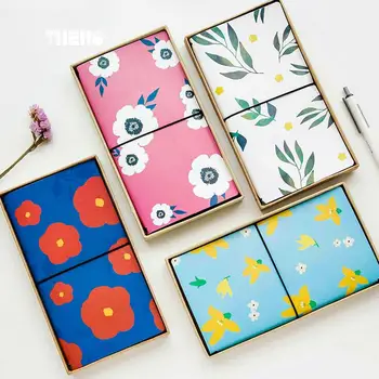 

The Gift From Natural PU Leather Cover Planner Notebook Diary Book Exercise Notepad Gift Stationery