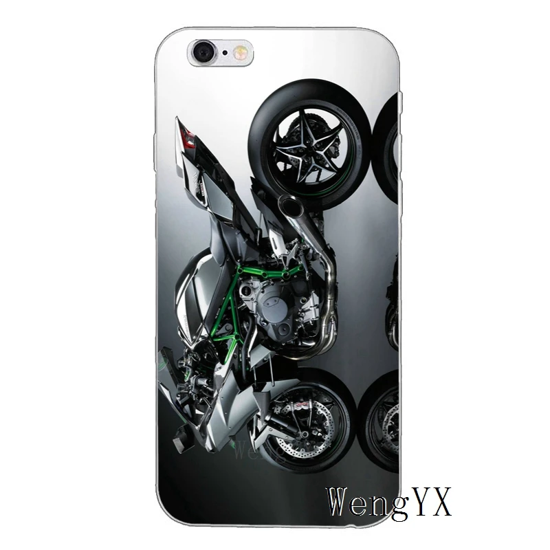 Kawasaki Ninja Zx R спортивный мотоцикл для samsung Galaxy Note 9 8 5 S10 S9 S8 S7 S6 edge Plus Lite S5 S4 S3 mini мягкий чехол для телефона - Цвет: Motorcycle-A-11