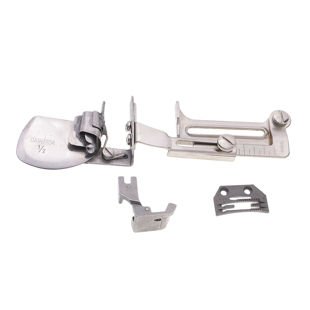 Industrial Sewing Machine Part Clean Finish Shirt Tail Hemmer Attachment Set