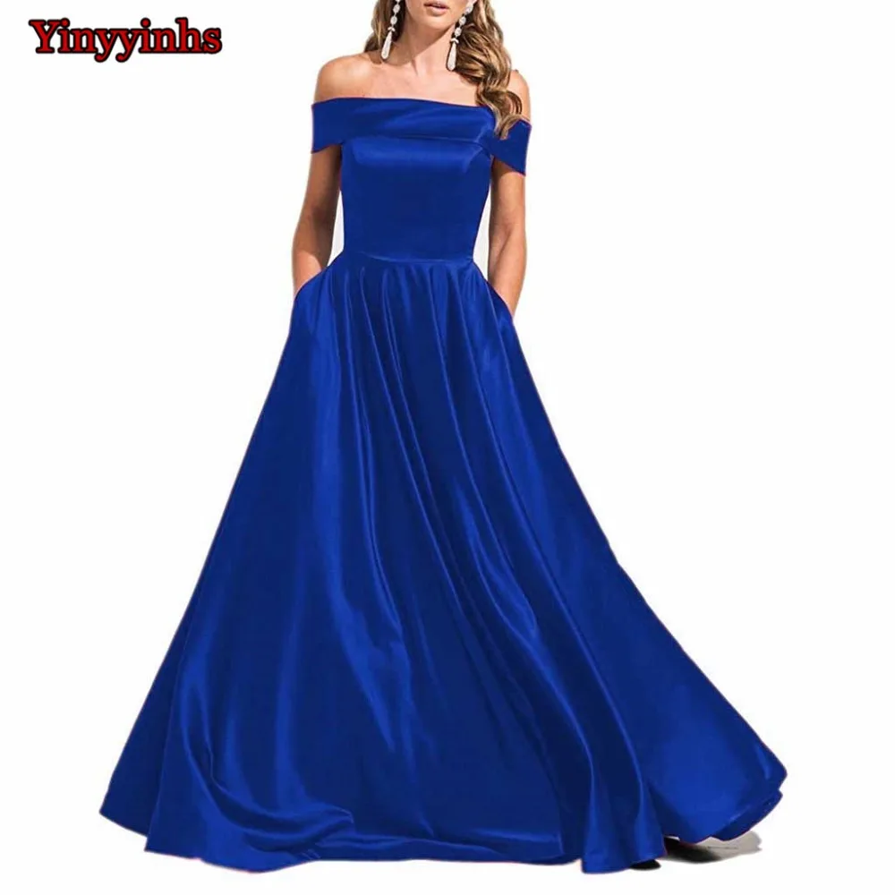 Yinyinhs длинное платье для выпускного вечера Vestido de Festa в пол вечернее