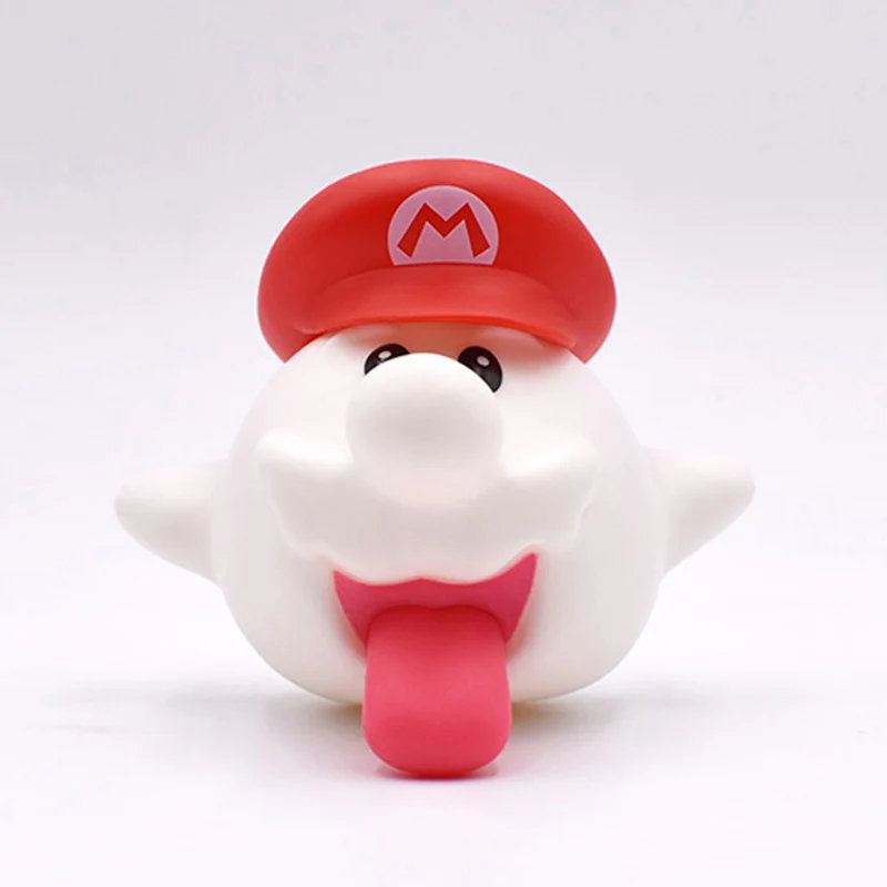 

Free Shipping 6cm Super Mario Bros Boo Ghost PVC Action Figures Figurines Collectibles Dolls Kids Toys Gift