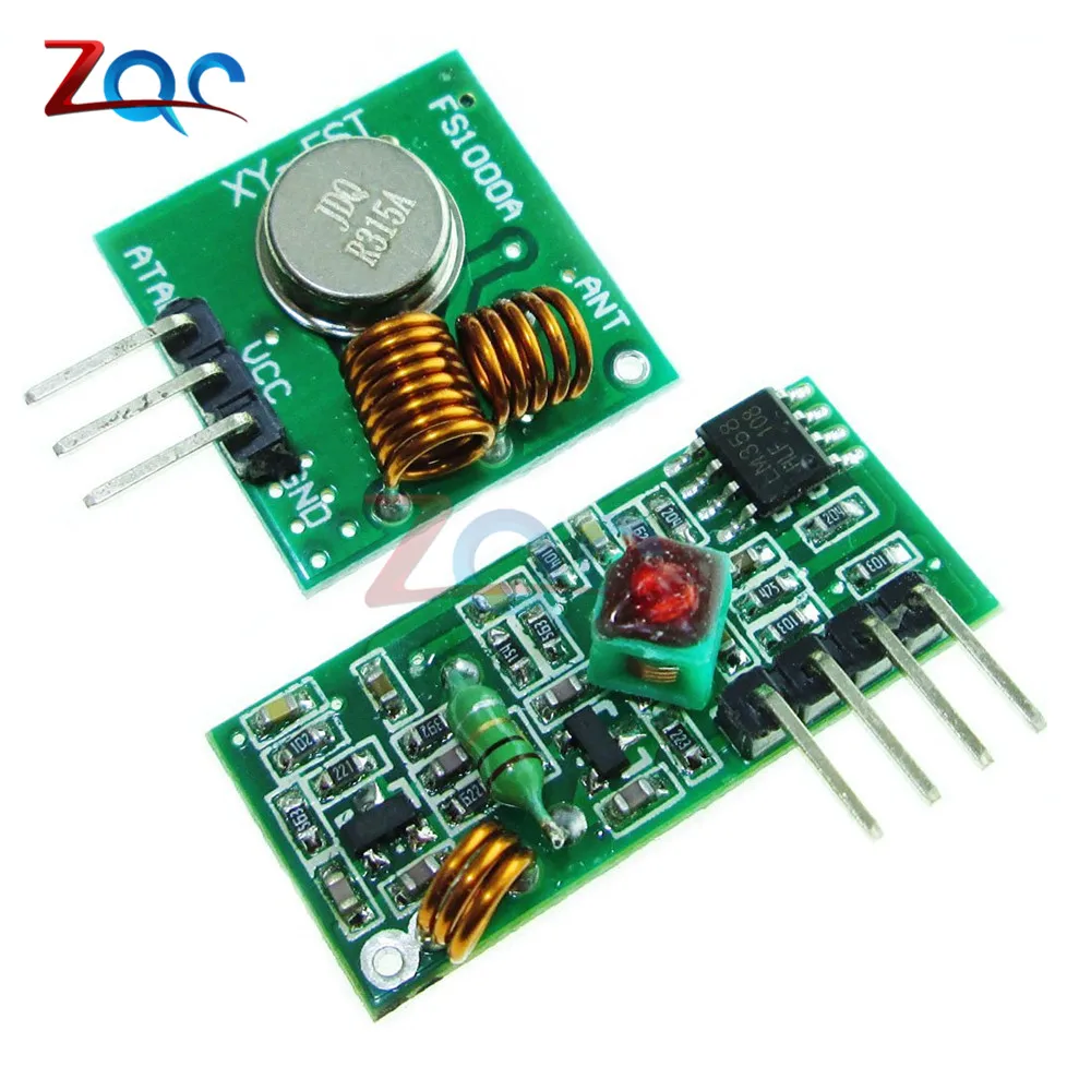 

315Mhz RF Wireless Module Transmitter Receiver Link Kit 5V DC For Arduino Raspberry Pi /ARM/MCU WL