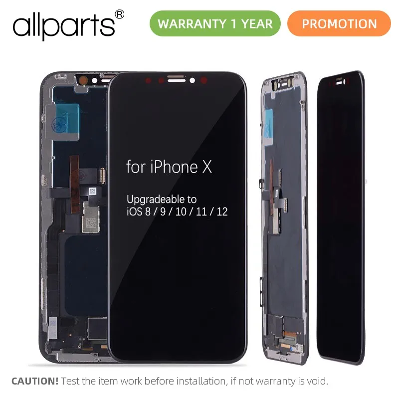 

Assembly with Frame Replacement 5.8 inch AMOLED Display LCD Module Touch Screen For iPhone X