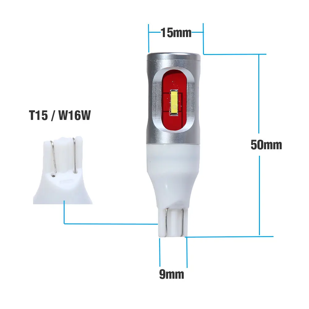 2 Bosmaa Автомобильный светодиодный стоп сигнал 1200Lm 1156 PY21W T15 1157 P21/5W BAY15d S25 CSP