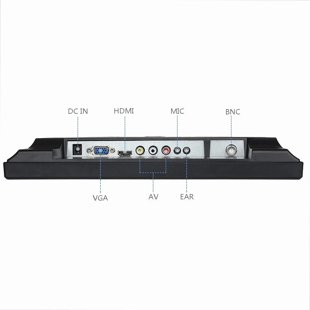 Wearson 12 дюймов HDMI монитор и BNC VGA AV HDMI вход портативный 4:3 TFT lcd Мини HD цветной видео экран для ПК CCTV Домашняя безопасность