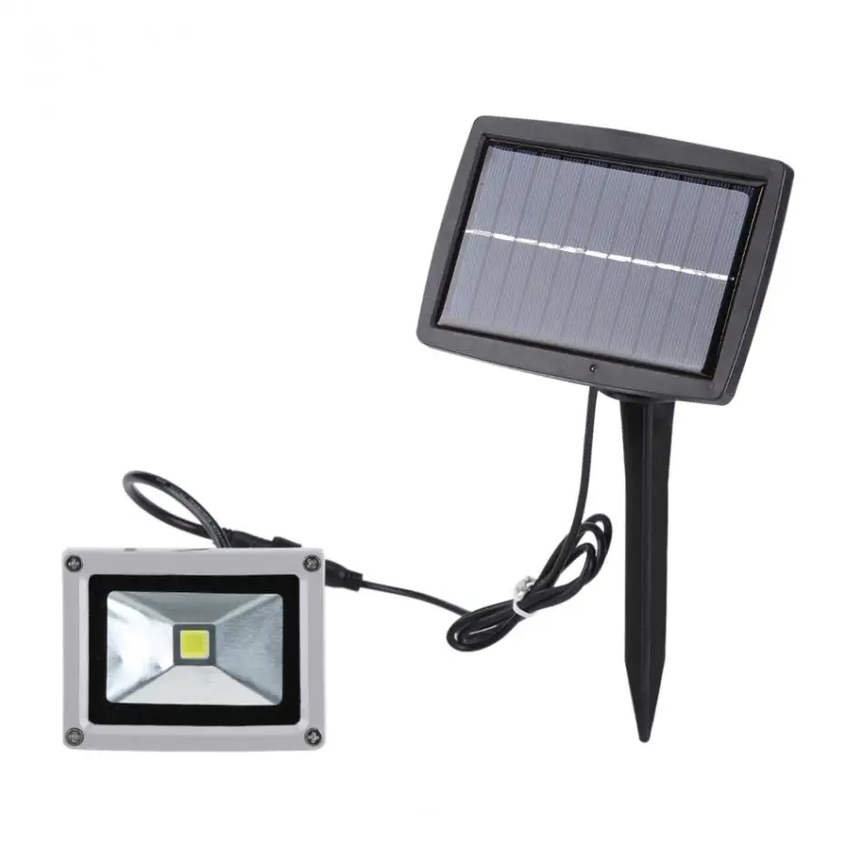 10W Outdoor Solar LED Lamp Flood Lamp Garden Yard Path Camping Light