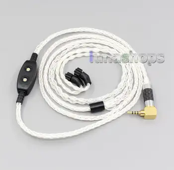 

8 Cores 99% Pure Silver Earphone Cable For AKR03 Roxxane JH Audio JH24 Layla Angie AK380 AK240 LN006404