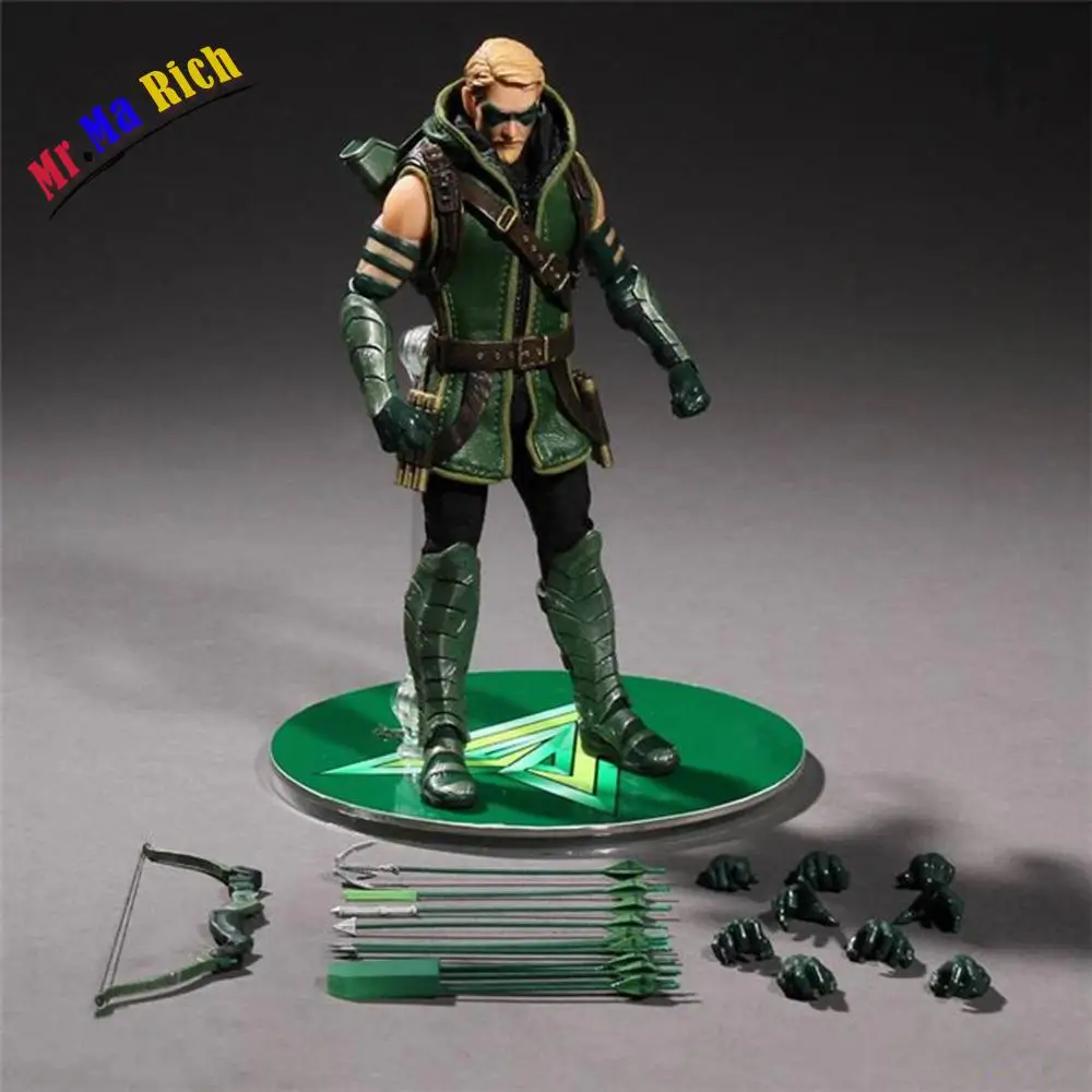 Mezco Dc Comics Green Arrow Uno: 12 Collettiva Figure Giocattoli 16 Cm