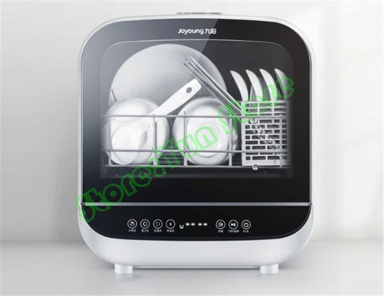 Sale 220V Free Installation Dishwasher Home Automatic Desktop Mini Smart Brush Cleaning Machine Vegetable Fruit Tableware Cleaner 3