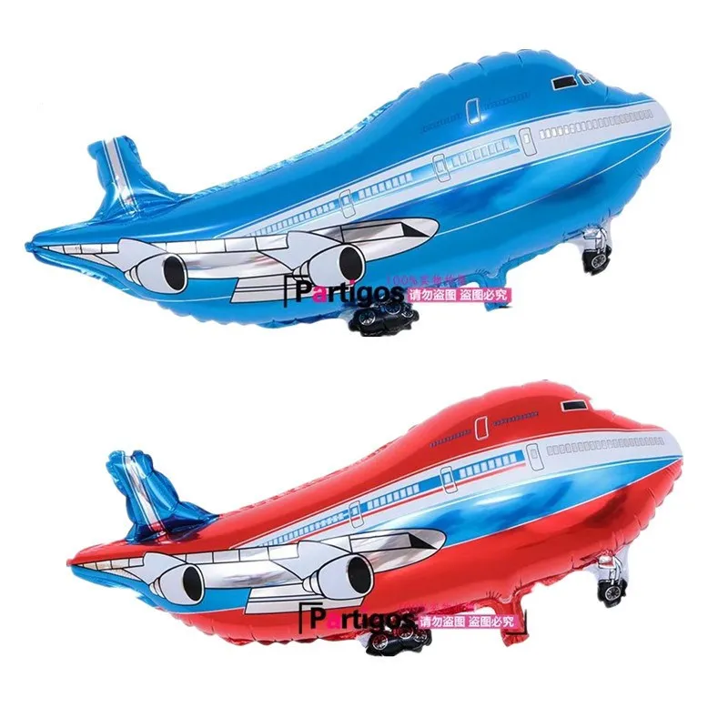 Воздушные шары в форме самолета из майлара 1 шт. 42x82 см|foil balloon baby|foil balloonslot lot |