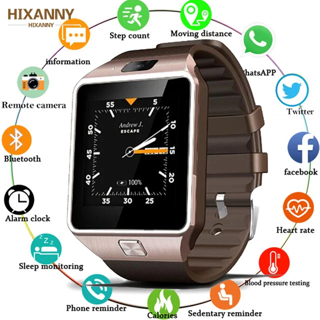 

Original 3G WIFI QW09 Android Smart Watch 512MB/4GB Bluetooth 4.0 Real-Pedometer SIM Card Call Anti-lost Smartwatch PK DZ09 GT08