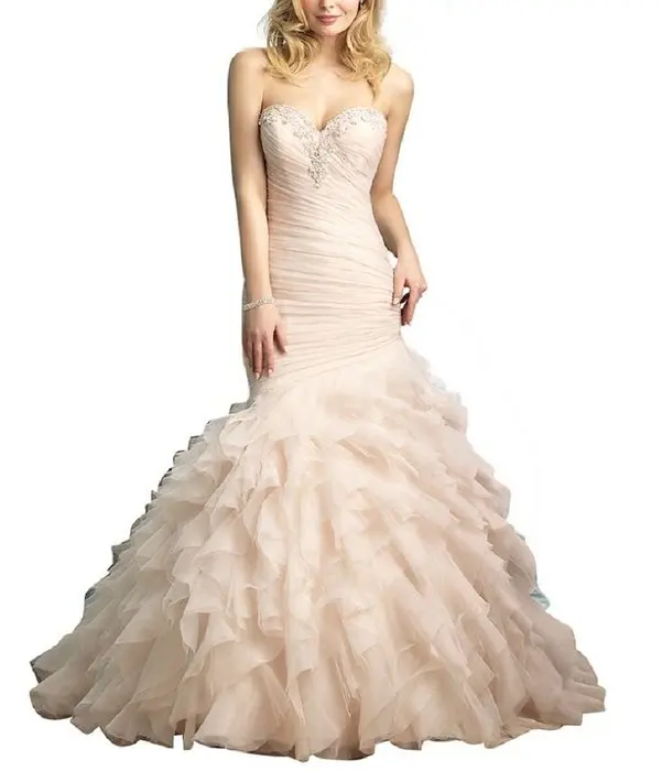 

Yes 2016 Seconds Kill Sale Gown Handmade Best Crystal Curtain Decoration Sexy Transparent Custom Size Sweetheart wedding Dresses