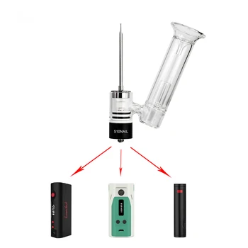 

Newest vaporizer 510nail fit on any 510 threaded box mod dabber enail g9 510nail e cig herb ceramic dab wax atomizer 0C