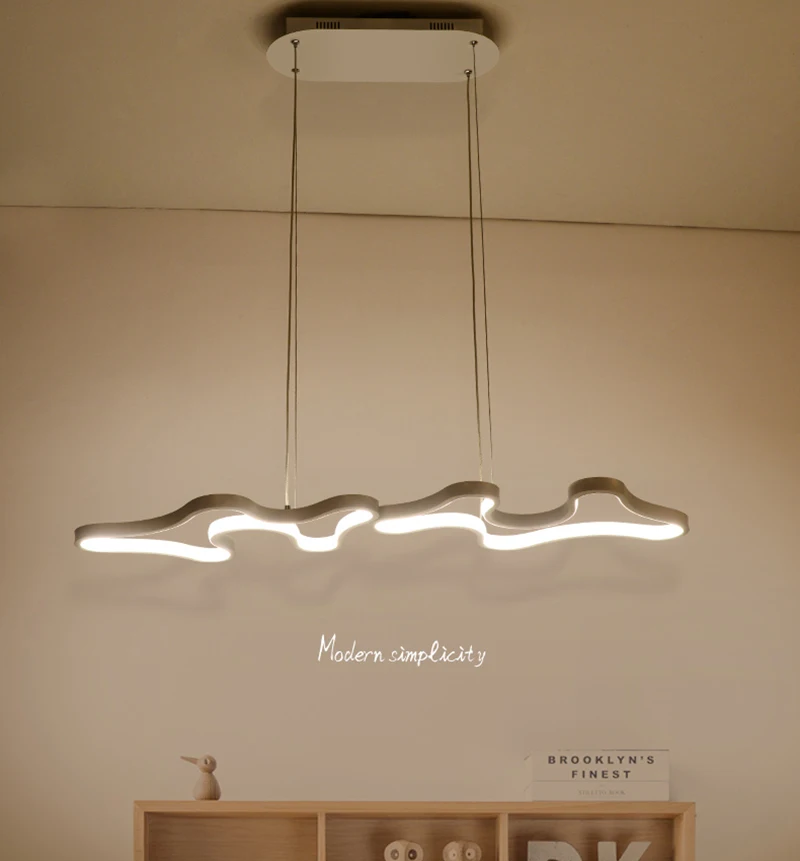 Simple Modern Creative curve hanglamp pendant lights lamps led lights for home nordic pendant light fixtures loft style hanging