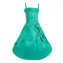Girls dress Girl Dresses Formal Princess Kids Girls Embroidered Flower Party Gown for Children Prom Gown Wedding 4-14Y flower girls dress the princess dress for girls 3d cotton fabric party dresses kids vase print vest royal clothing 4y 14y