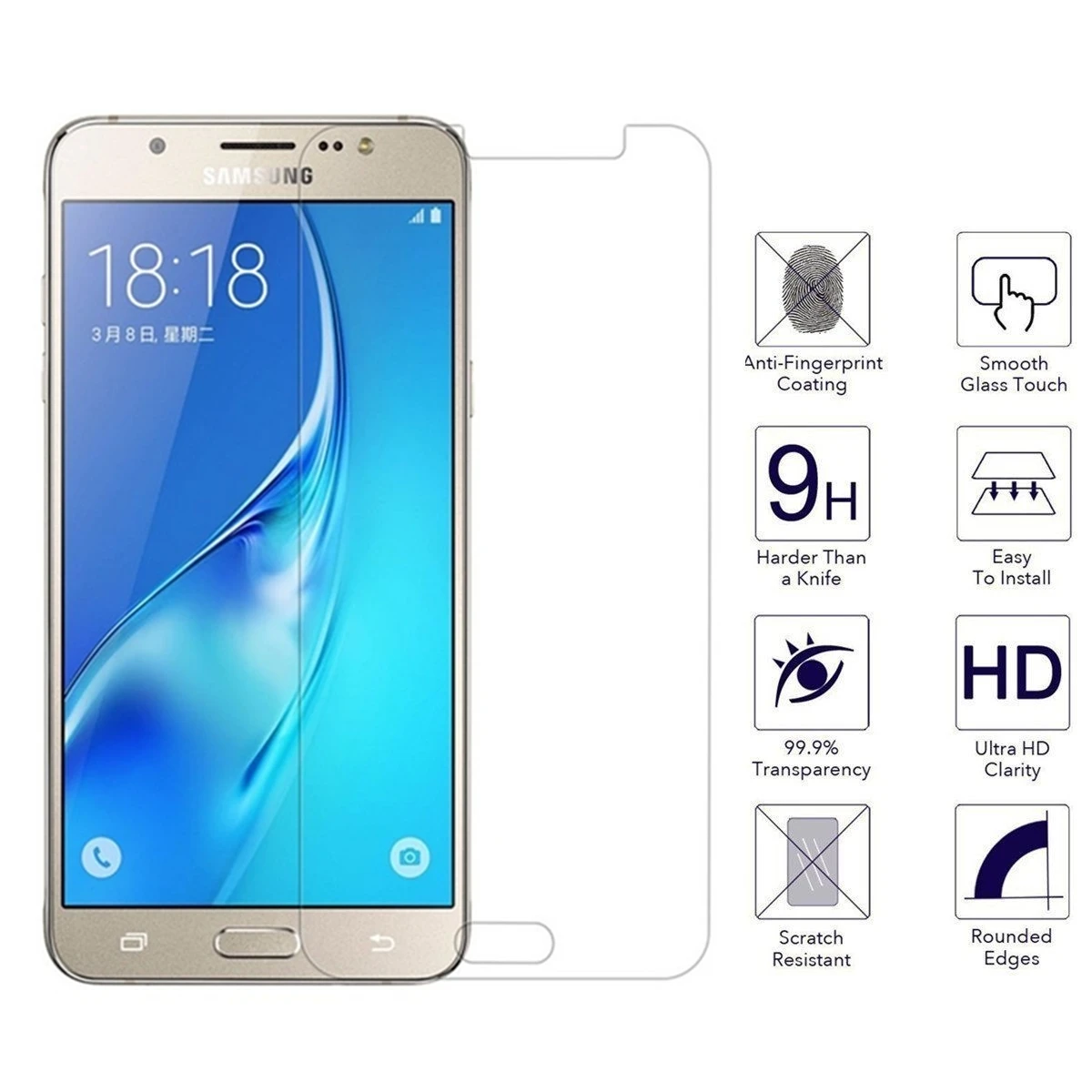 

9H 2.5D Screen Protector For Samsung Galaxy J7 Neo Tempered Glass Film For Samsung J7 Nxt J7 Core J701M J701F Screen Glass Cover