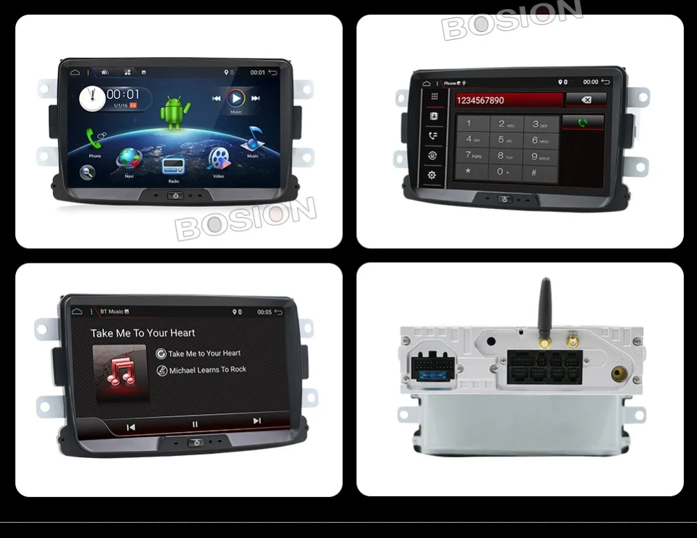 Perfect 8" single din Android 9.0 Car dvd Stereo For Renault Dacia Duster Sandero Lodgy Dokker Auto Radio GPS Navigation car multimedia 22