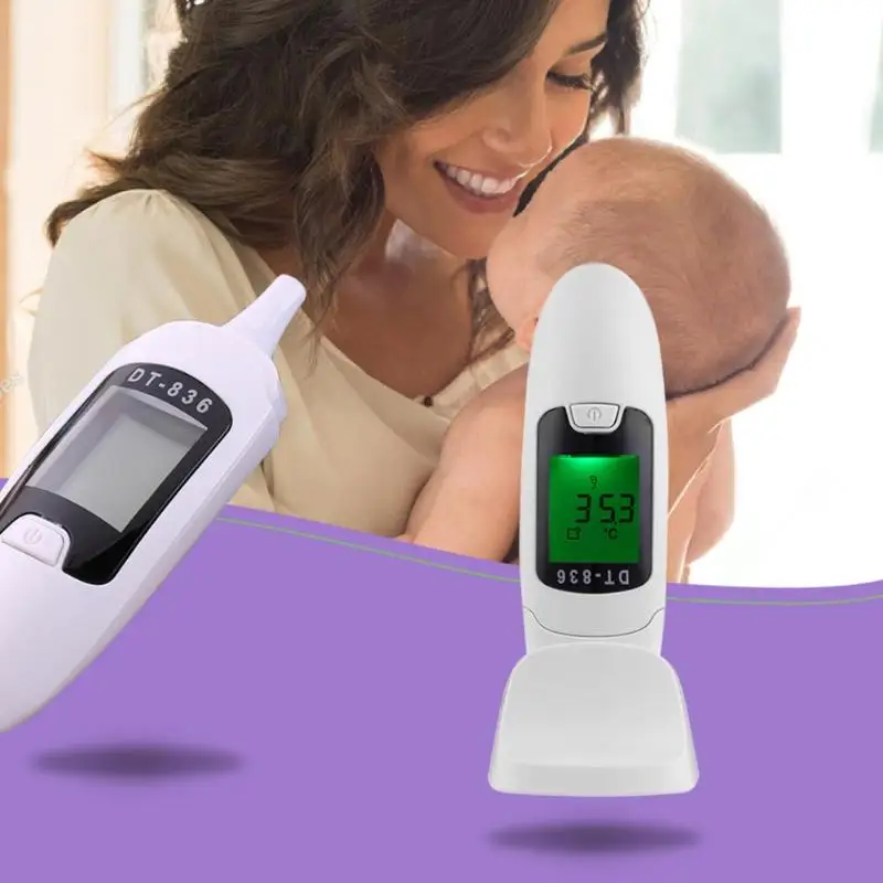 Цифровой термометр инфракрасный Baby взрослых лба Детские Цифровой светодио дный Экран Подсветка термометр Детская термометр тела