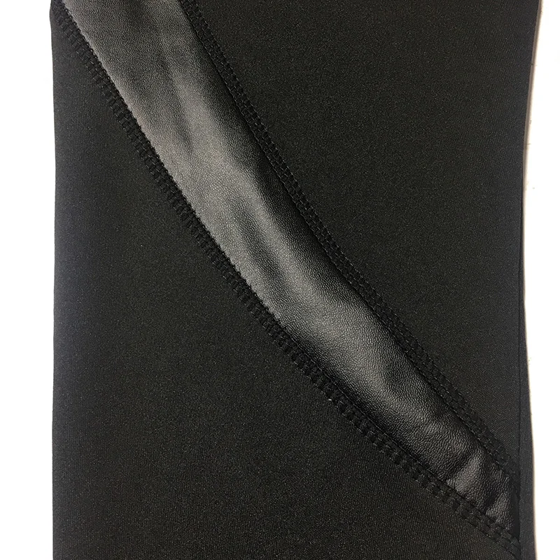 Nessaj, сексуальные черные леггинсы в форме сердца, леггинсы из искусственной кожи в стиле пэчворк, обтягивающие длинные штаны, женские спортивные Леггинсы с эффектом пуш-ап