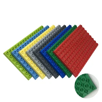

Large Size Baseplate Big Base Plate 128 Dots Exlarge Brick Solid Plate Toys Compatible with logoes Duploe Toy For Children gift