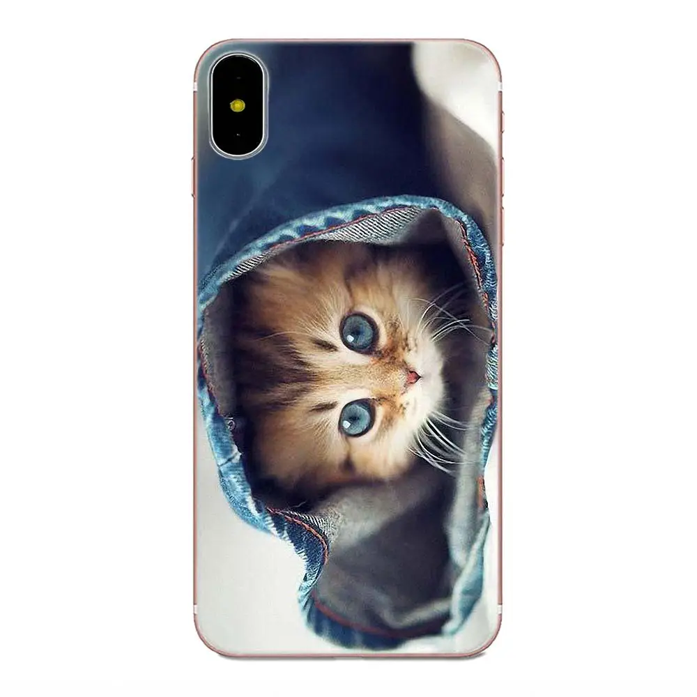 Мягкий силиконовый чехол Coute Sleeping Kitten Cat для Xiaomi Redmi Mi Note 7 8 9 SE Pro Lite Go