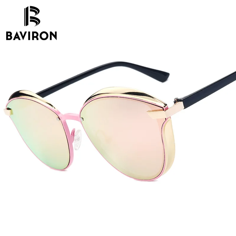 BAVIRON Роскошные 3D солнцезащитные очки Для женщин модные Стиль щит с