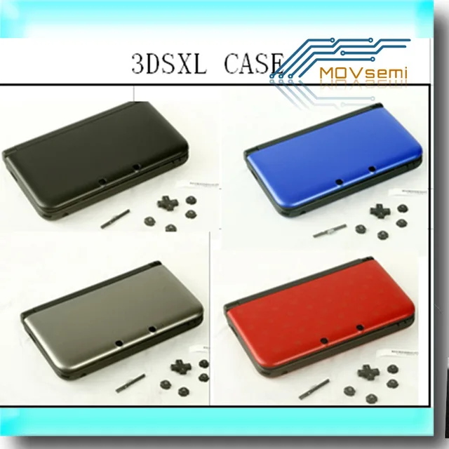 Полный Корпус чехол Замена для 3DS XL LL 3dsxl 3dsll полный набор с кнопки комплект