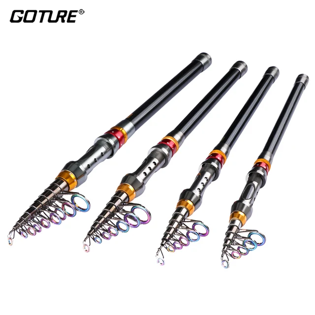 Best Price Goture Carbon Fiber Telescopic Fishing Rods 1.8-3.6M Portable Spinning Rod Travel Fishing Pole Accessories pesca Best Price Goture Carbon Fiber Telescopic Fishing Rods 1.8-3.6M Portable Spinning Rod Travel Fishing Pole Accessories pesca
