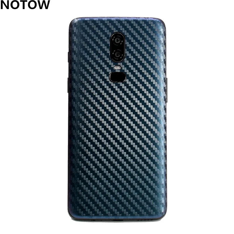 

NOTOW fashion Discoloration Carbon fiber sticker skins protective film wrap skin mobile back case for oneplus 6/6T