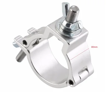 

1 PC Aluminium Material O Clamp Stage Light 100kg 48-51mm Hook Light Clamp Holder LED Stage Effect Light Truss