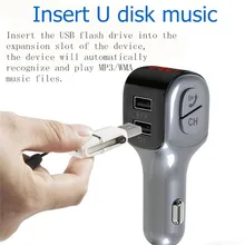 HIPERDEAL Bluetooth аудио/воспроизведения музыки автомобильный fm-передатчик беспроводной радио адаптер USB зарядное устройство Mp3 плеер 56