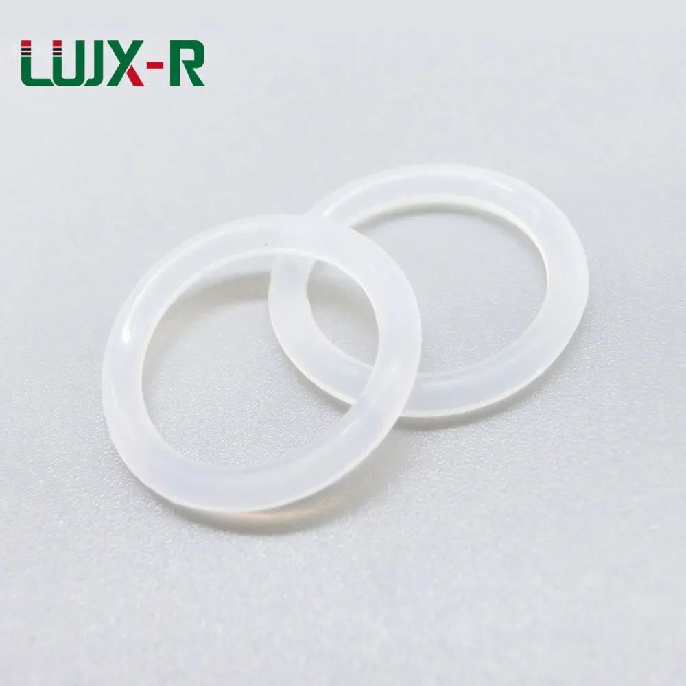 LUJX R 1.5mm Silicone Gasket Sealing White O Ring Seal OD From 11mm To