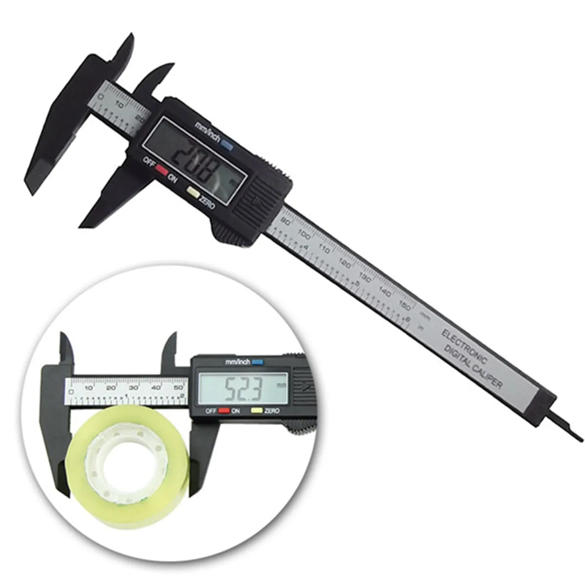LCD Digital Accurate Vernier Caliper 6inch 150mm Electronic Digital