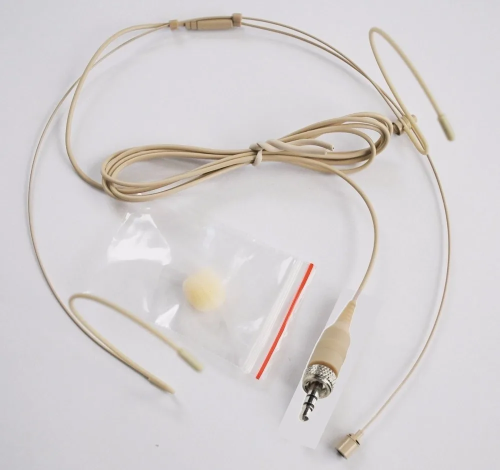 

Bolymic Dual Ear Head Headset Mic Headworn Microphone For Sennheiser Wireless microfono System