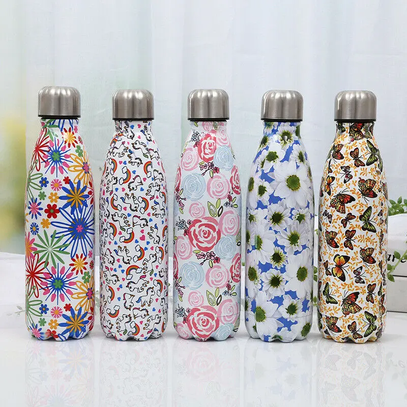 Stainless Steel Vacuum Insulated Water Bottle Flask Thermal Sports Chilly 500ML