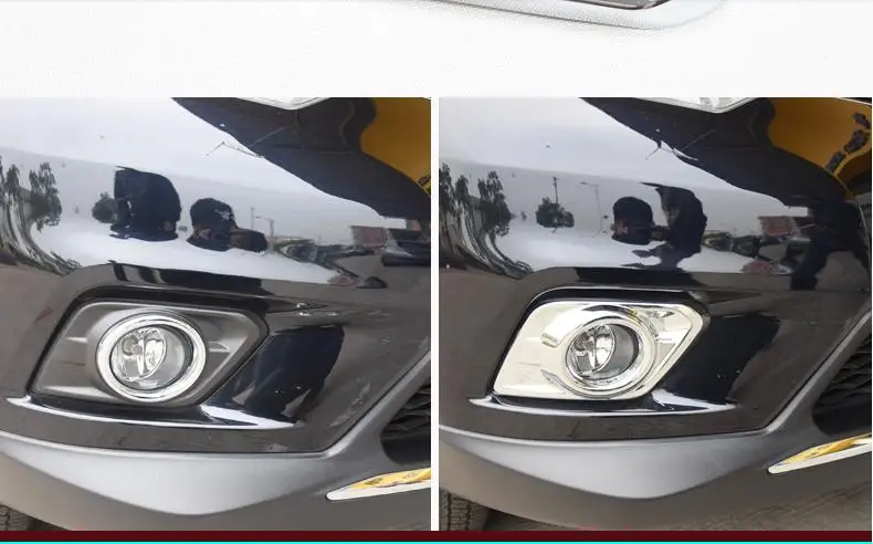 Для Nissan Rogue x Trail t32 2014 2015 2016 хромированный передний противотуманный светильник