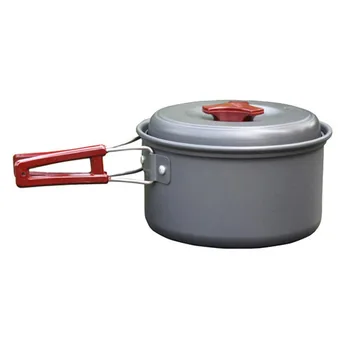 

Priced direct selling camping pot Alumina portable set of pan Outdoor cookware items for a picnic