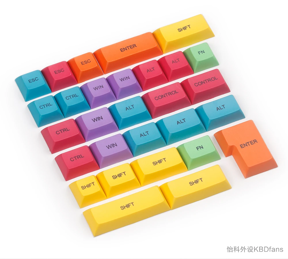 Pbt dsa keycap dye subкровать красочные брелки модификатор для diy игровая механическая клавиатура Вишневый переключатель