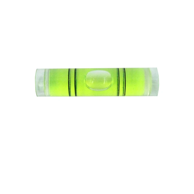 10pcs 9.5*40mm Cylindrical Bubble Level Plastic Tube Vials Mini Spirit