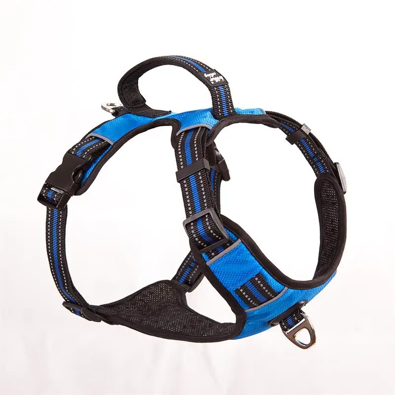 

Pet Dog Harness Reflective Collar Training For Puppy Big Dogs Adjustable Service Dog Protective Harness Accessories Products