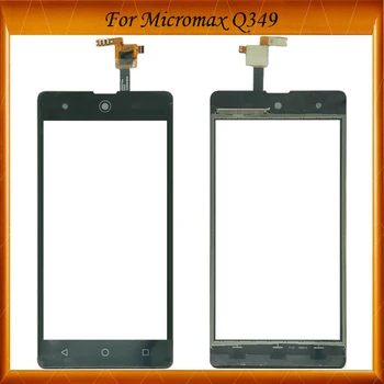 

10pcs/lot Touch Screen For Micromax Q349 Touch Panel Sensor Digitizer Front Glass Touch screen IN Stock
