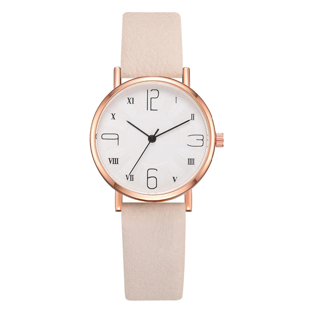 

Women Watches Luxury Brand Fashion Leather Strap Round Dial Digital Watch Ladies Quartz Wristwatches Clock Girl Montre Femme 533