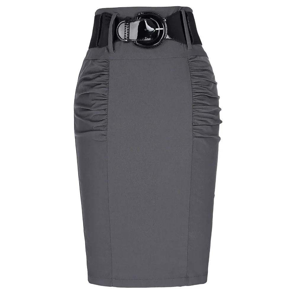 2017 New Sexy Pencil Skirts Womens Business Work Office Skirt With Belt ...