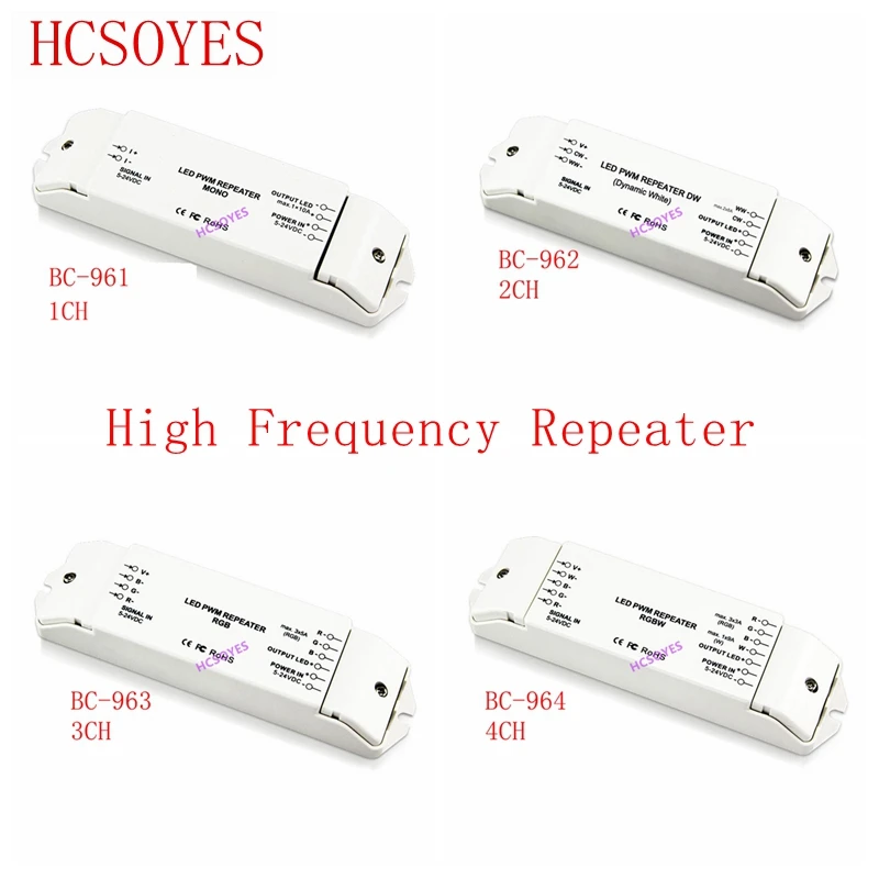 1ch 2ch 3ch 4ch High Frequency Constant Voltage Led Power Repeater Dc5 24v Single Color Dw Rgb Rgbw Led Strip Light Controller Rgb Controlers Aliexpress