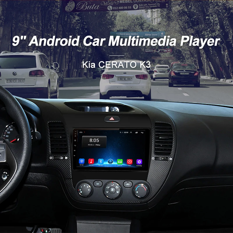 Мультимедийная система Junsun V1 для Kia стерео проигрыватель на Android 10 2 Гб ОЗУ 32 ПЗУ с