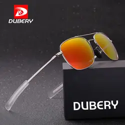 DUBERY UV400 HD поляризованные Для мужчин Для женщин солнцезащитные очки классический ретро Марка солнцезащитные очки покрытие зеркало оттенки